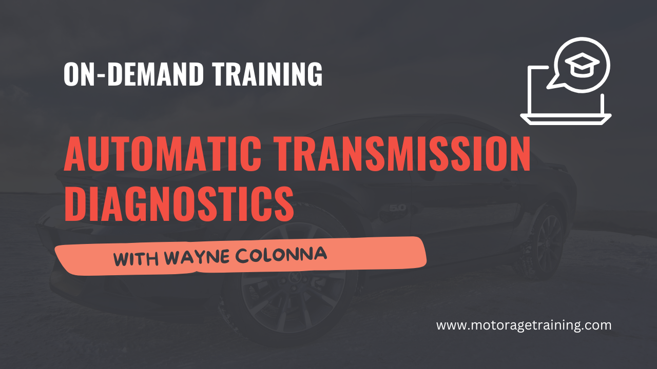 Automatic Transmission Diagnostics Motor Age Training