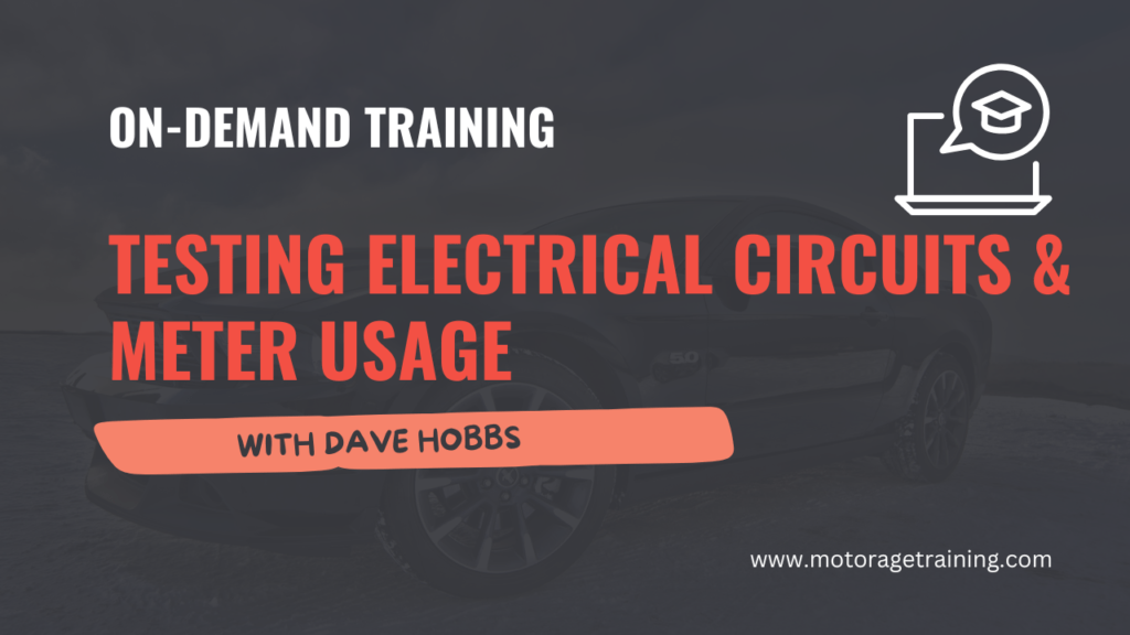 Testing Electrical Circuits & Meter Usage Motor Age Training
