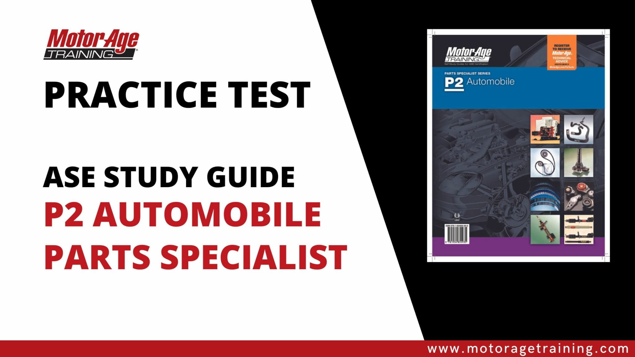 ASE Study Guide P2 Automobile Parts Specialist Practice Test Motor