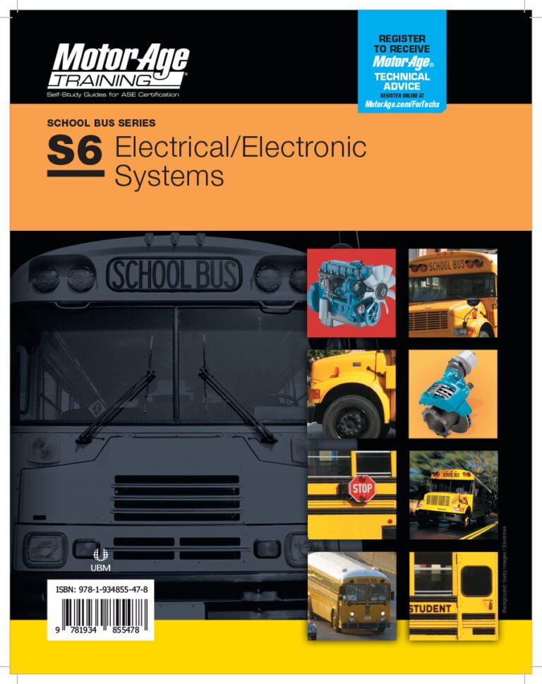 Ase test prep s6 school bus electrical eletronic systems motor age