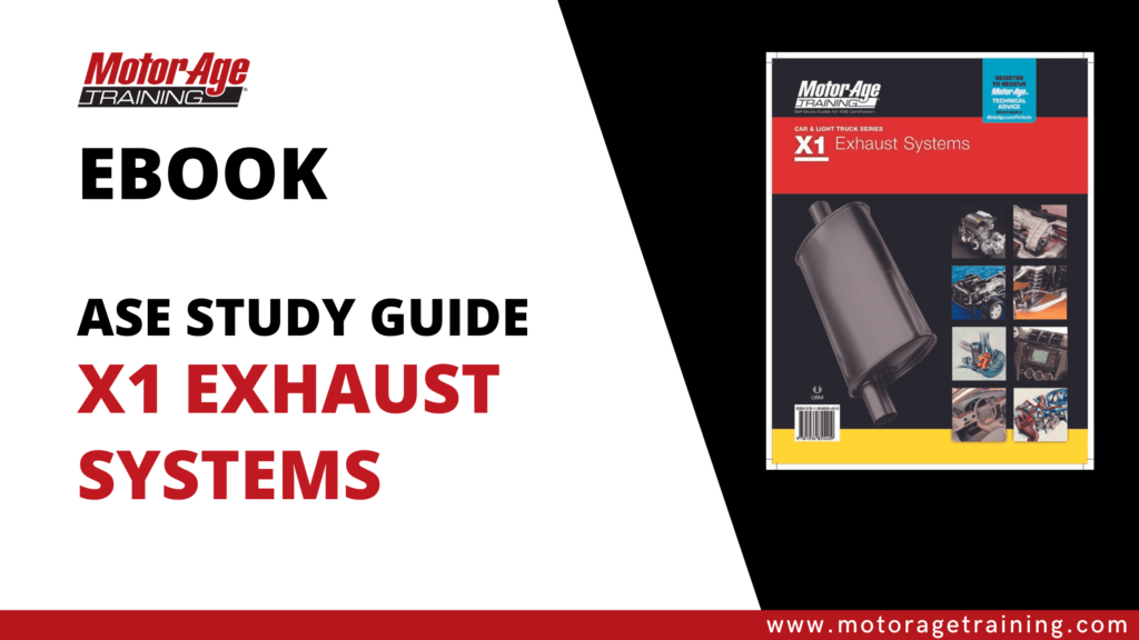 ASE Study Guide X1 Exhaust Systems eBook Motor Age Training