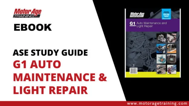 残1点　リビジョン　Aアドバンス　A Advanced 1.0 REVISION ASE Study Guide G1 Auto Maintenance and Light Repair eBook