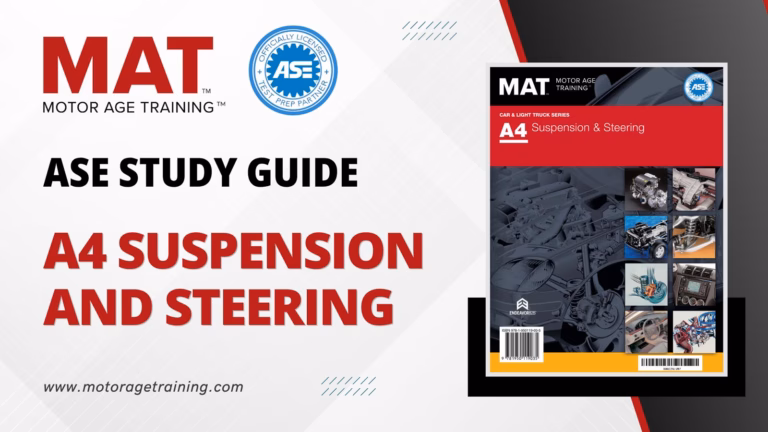 ASE Study Guide A4 Suspension and Steering – eBook