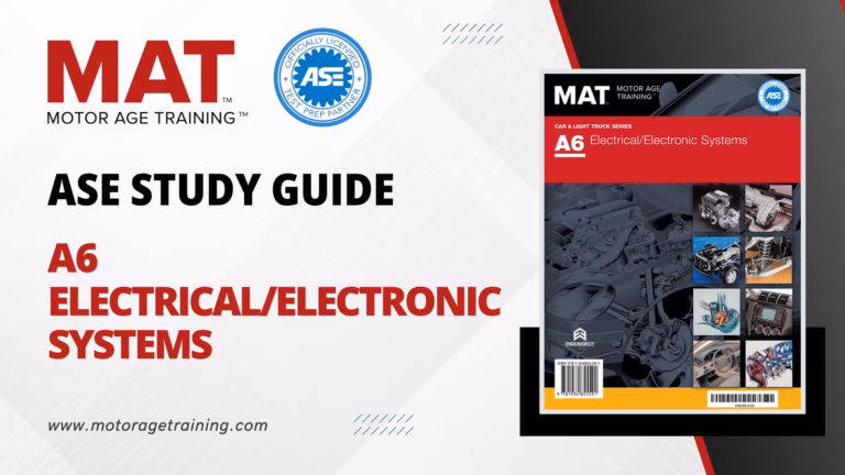 ASE Study Guide A6 Electrical / Electronic Systems – eBook