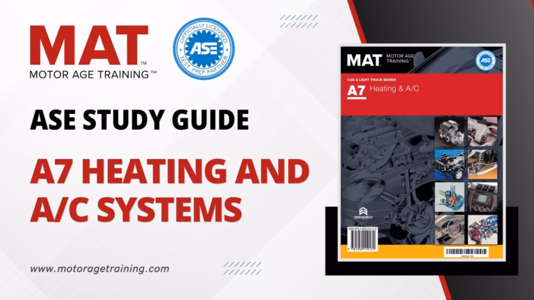 ASE Study Guide A7 Heating and A/C Systems – eBook