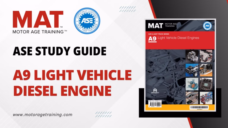 ASE Study Guide A9 Light Vehicle Diesel Engine – eBook