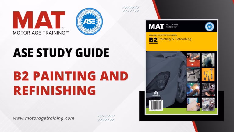 ASE Study Guide B2 Painting and Refinishing – eBook