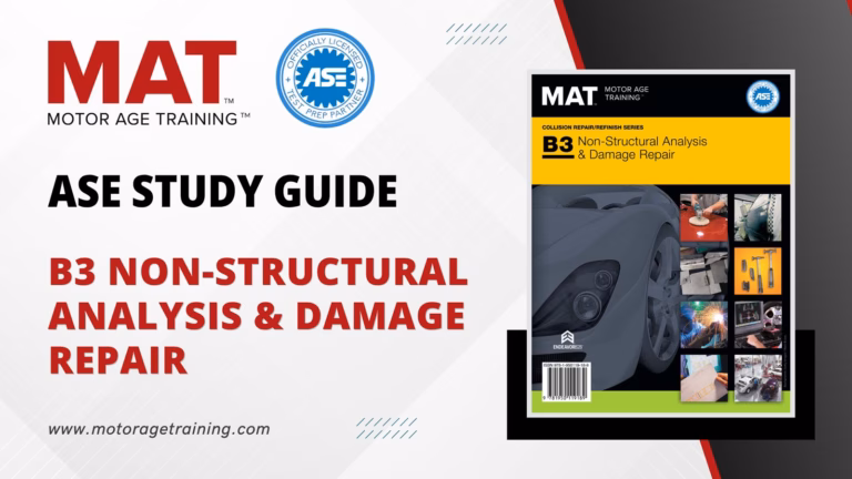 ASE Study Guide B3 Non-Structural Analysis & Damage Repair – eBook