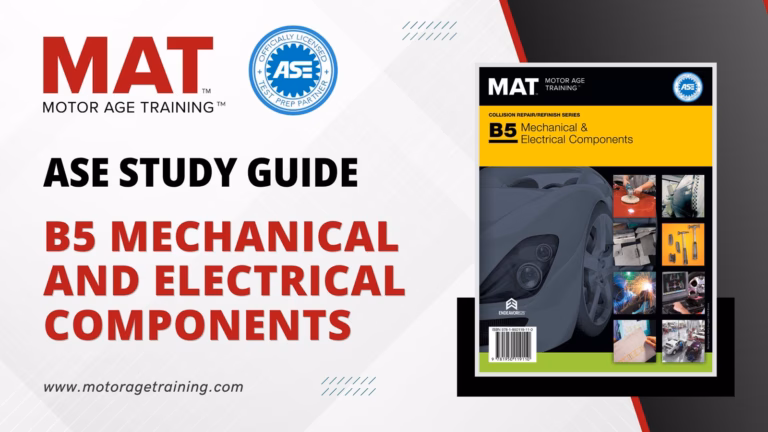 ASE Study Guide B5 Mechanical and Electrical Components – eBook