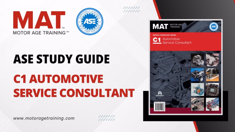 ASE Study Guide C1 Automotive Service Consultant – eBook