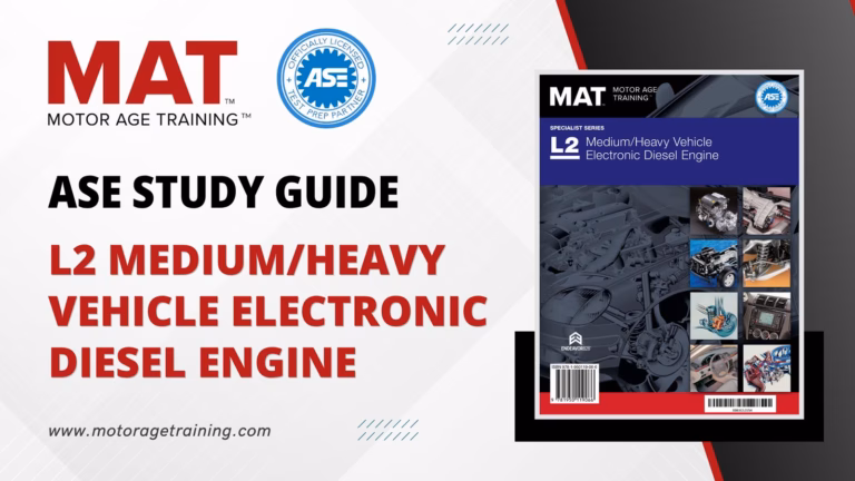 ASE Study Guide L2 Medium/Heavy Vehicle Electronic Diesel Engine – eBook