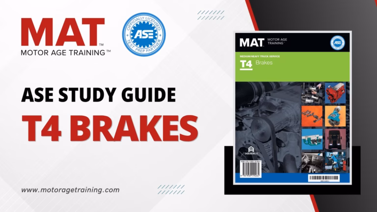 ASE Study Guide T4 Brakes – Practice Test