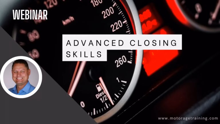 Advanced Closing Skills