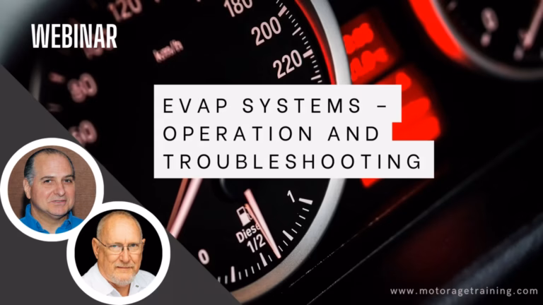 EVAP Systems – Operation and Troubleshooting