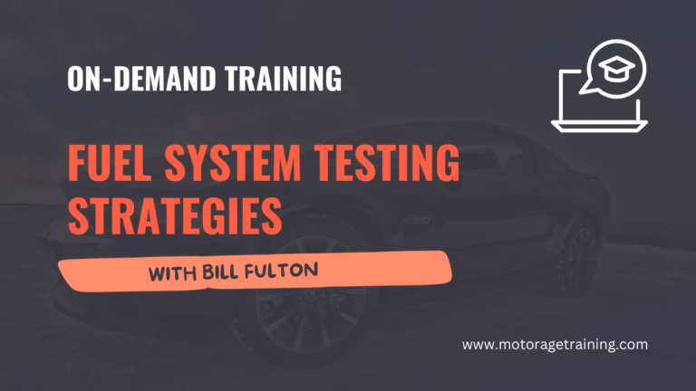 Fuel System Testing Strategies with Bill Fulton