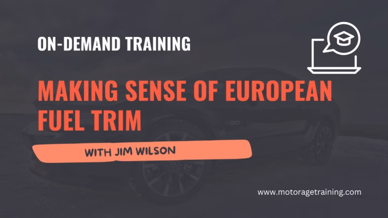 Making Sense of European Fuel Trim