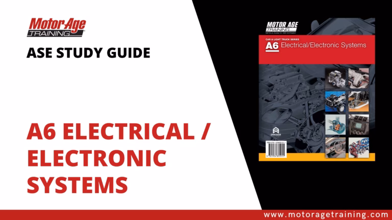 ASE Study Guide A6 Electrical / Electronic Systems – OnDemand