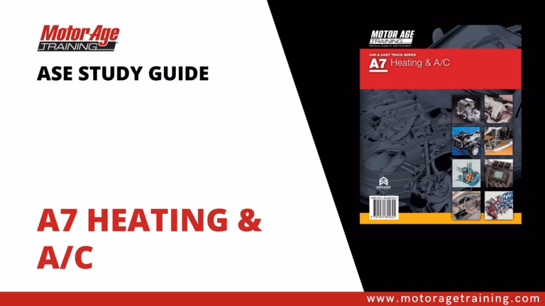 ASE Study Guide A7 Heating and A/C Systems – OnDemand
