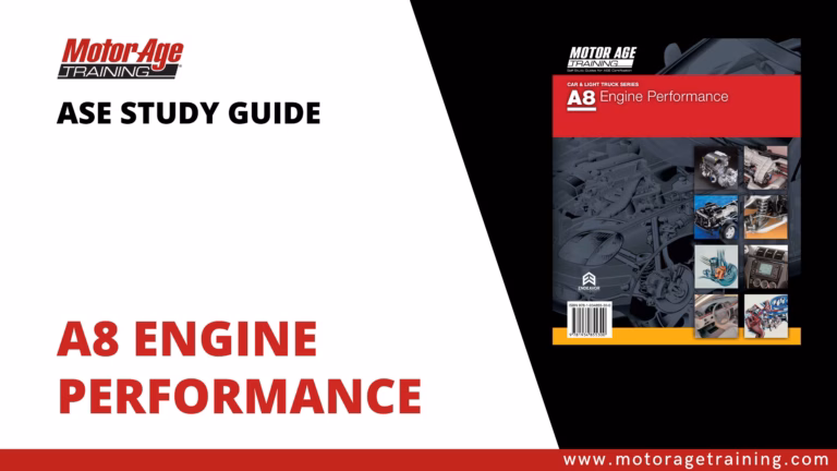 ASE Study Guide A8 Engine Performance – OnDemand