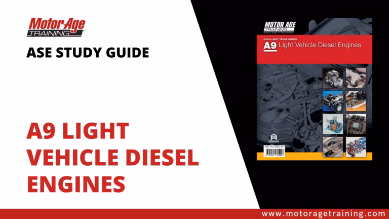 ASE Study Guide A9 Light Vehicle Diesel Engine – Practice Test