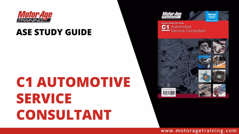 ASE Study Guide C1 Automotive Service Consultant – eBook
