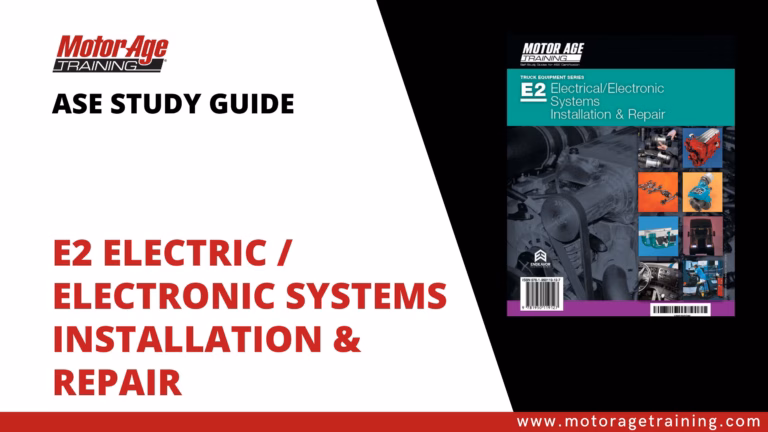 ASE Study Guide E2 Electrical / Electronic Systems Installation and Repair – eBook
