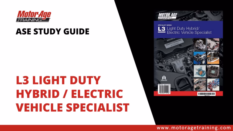 ASE Study Guide L3 Light Duty Hybrid Electric Vehicle Specialist – Practice Test