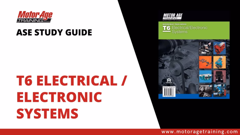 ASE Study Guide T6 Electrical/Electronic Systems – OnDemand
