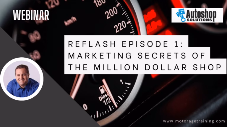 Reflash Episode 1: Marketing Secrets of the Million Dollar Shop