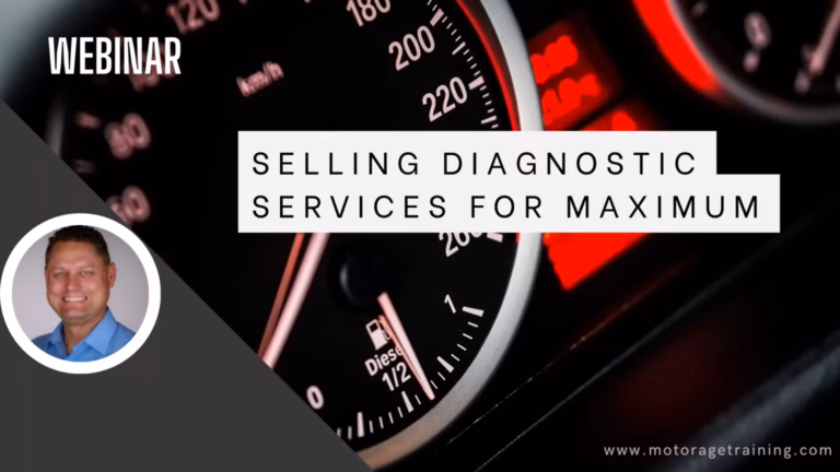 Selling Diagnostic Services for Maximum
