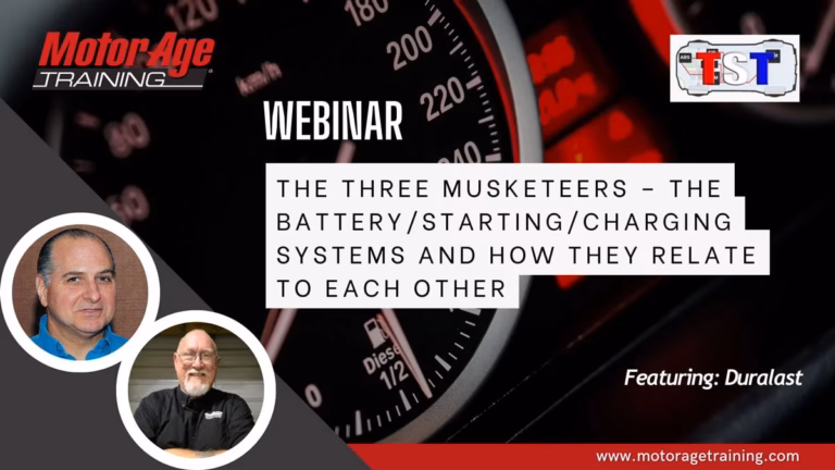The Three Musketeers – The Battery/Starting/Charging Systems And How They Relate To Each Other