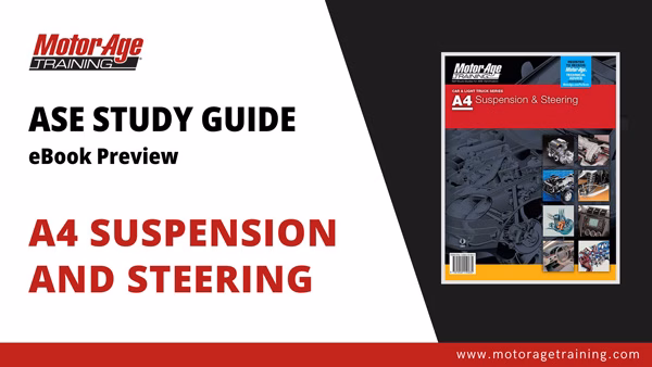 ASE Study Guide A4 Suspension and Steering – eBook Preview